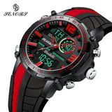 Senors Digital Watch Men Sports Watches Fashion Dual display Men's Waterproof LED Digital Watch Man Military Clock Relogio